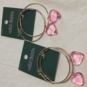 Wild Fable LG Hoop Heart Earrings